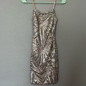 Lulu Sequin Homecoming Dress